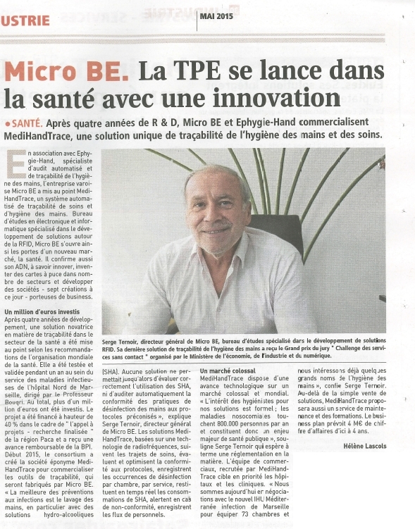 Micro Be et MediHandTrace