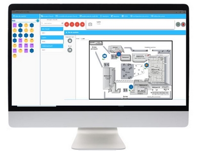 Logiciel de contrle d'accs  gestion centralise par badge RFID