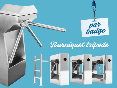 Tourniquet de scurit par badge RFID